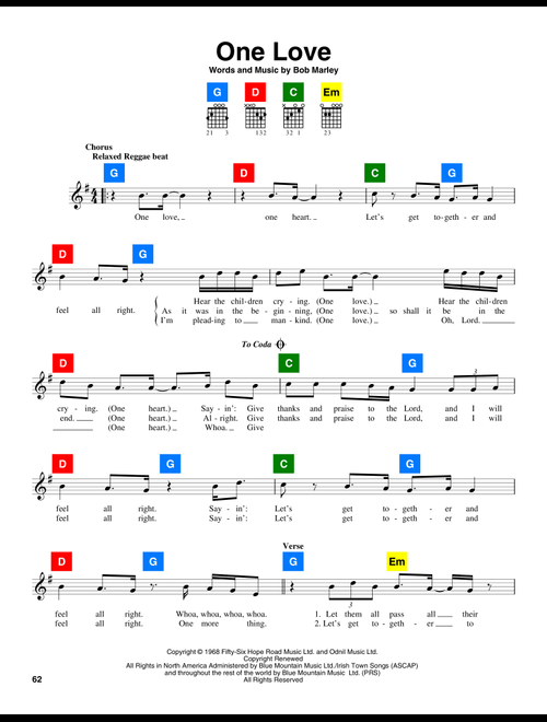 One Love - Bob Marley (ChordBuddy)