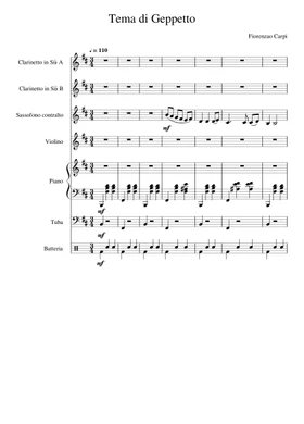 Free Fiorenzo Carpi sheet music | Download PDF or print on ...