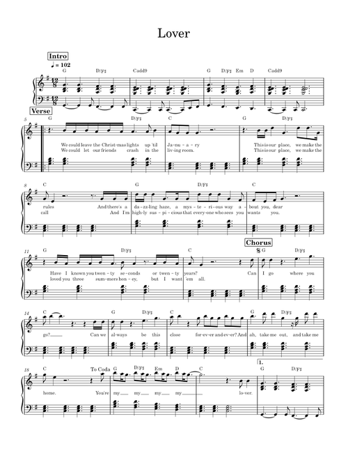 Lover - Taylor Swift