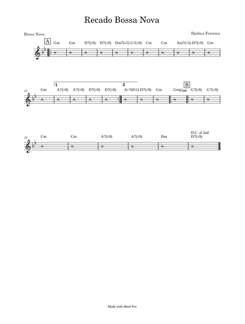 Recado bossa nova – Djalma Ferreira Recado Bossa Nova bug