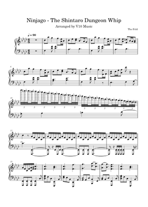 Ninjago Crystalized Whip – The Fold Sheet Music for Piano (Solo