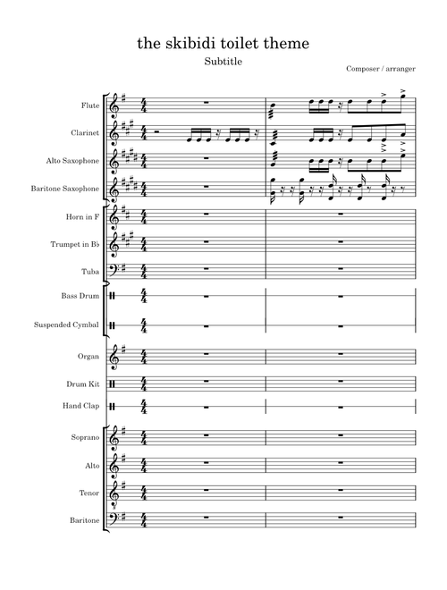 the skibidi toilet theme