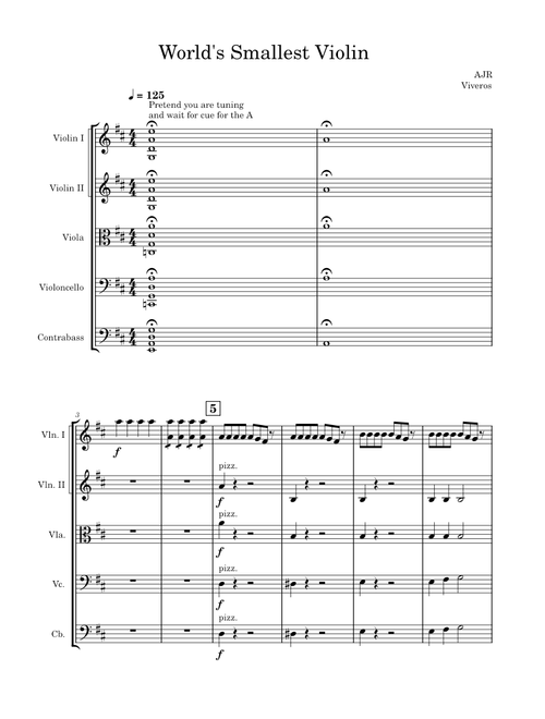World's Smallest Violin – AJR