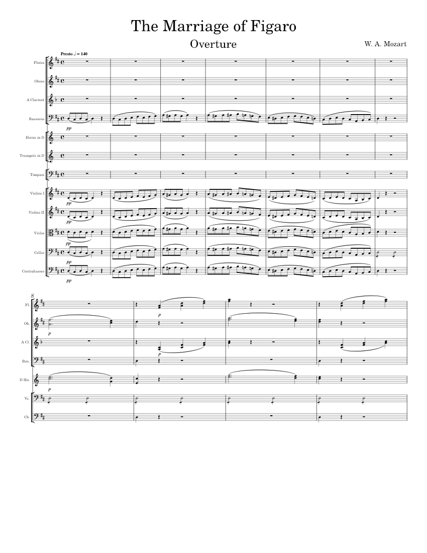 Marriage of figaro bassoon on sale