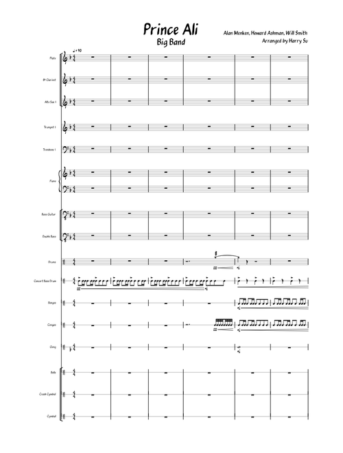 Prince Ali – Big Band Arrangement