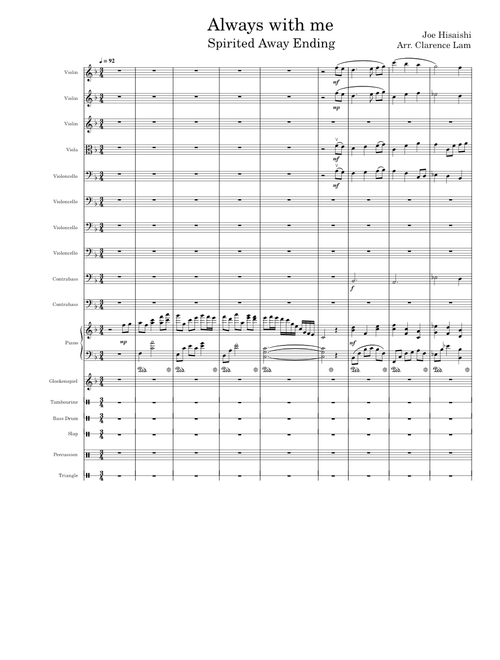 Always with me Strings Orchestra – Clairebearuwu