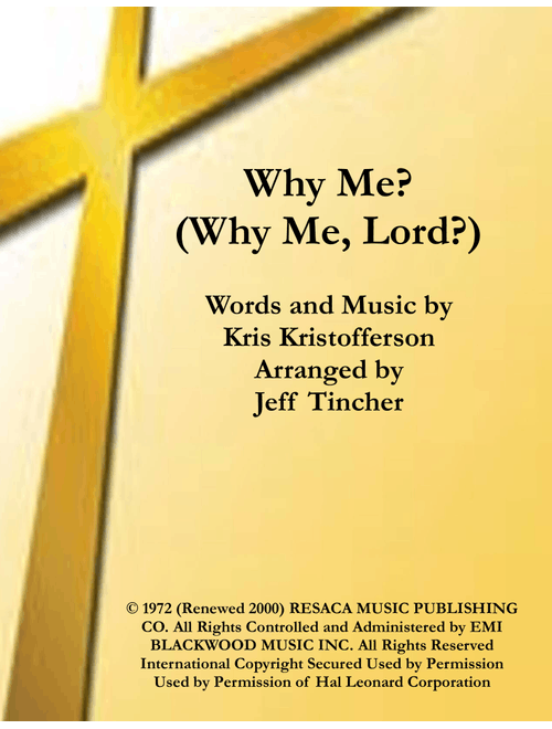 Why Me? (Why Me, Lord?) (Arr. Jeff Tinchr) - Cristy Lane (Piano Vocal)