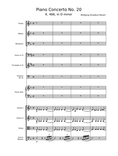 Mozart - Piano Concerto No. 20, K. 466 - Live Recording