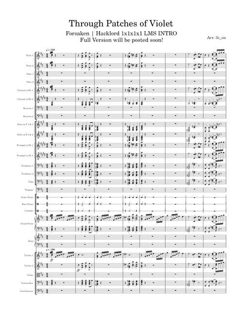 Through Patches of Violet INTRO FORSAKEN OST (HACKLORD LMS)