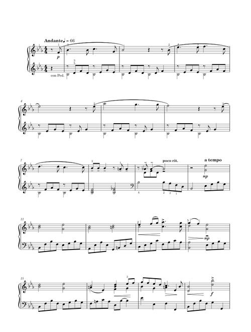 Au fond du temple saint - Georges Bizet (Piano Solo)