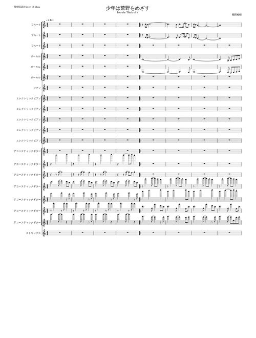 聖剣伝説2 Secret of Mana BGM sheet music by w77cf87b3f3yg1 | Play