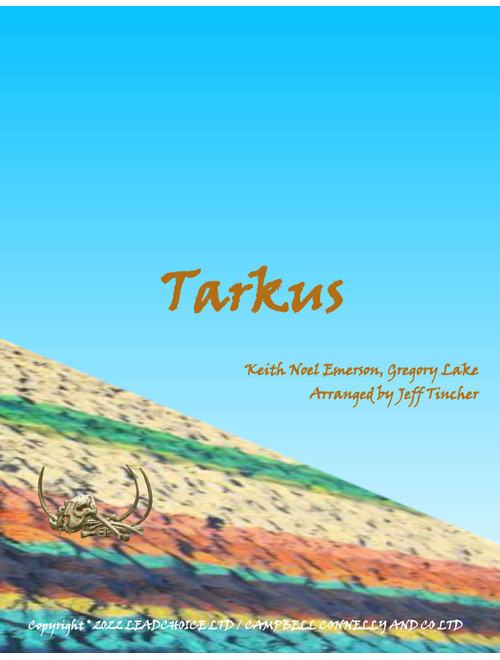 Tarkus (Arr. Jeff Tincher) - Emerson, Lake & Palmer (Piano-Vocal-Guitar (Piano Accompaniment))