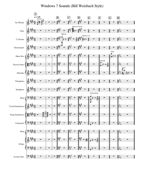 Windows 7 Sounds (Bill Weisbach Style)