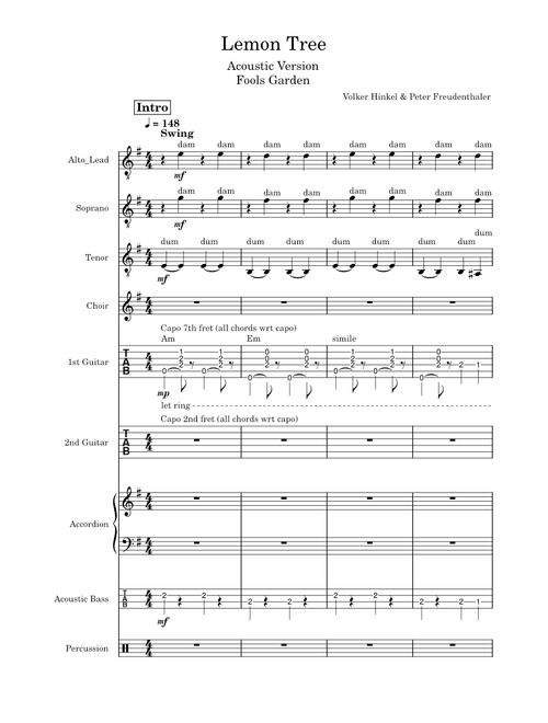 Lemon Tree (Acoustic Version)