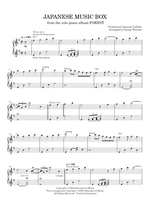 Play Official version of Japanese Music Box (Itsuki No Komoriuta