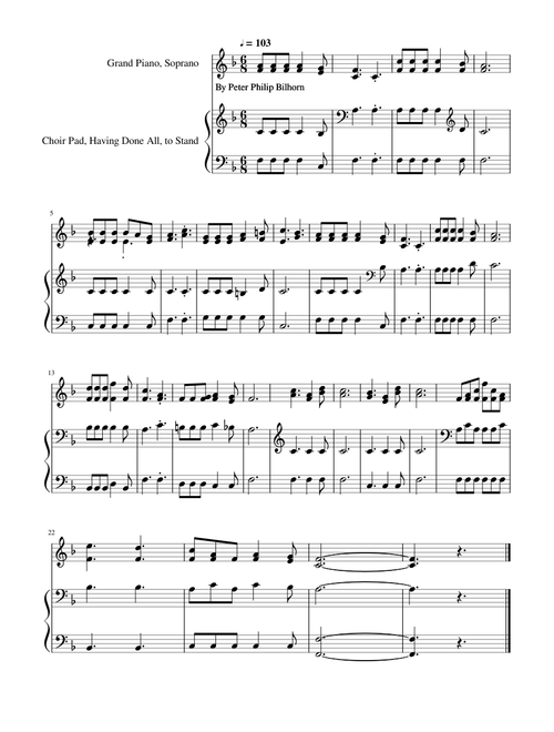Soldier of Christ, be steadfast - P. P. Bilhorn