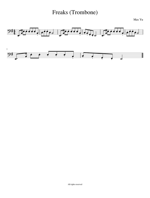 Freaks (Trombone)