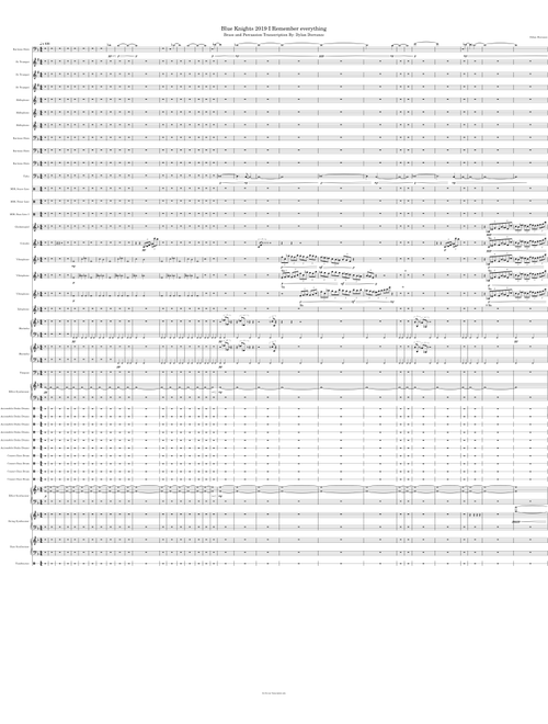 (wip) I remember everything – Blue Knights 2019