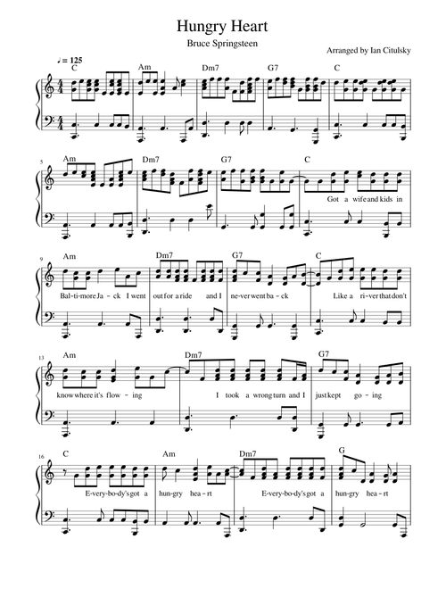 Hungry Heart by Bruce Springsteen