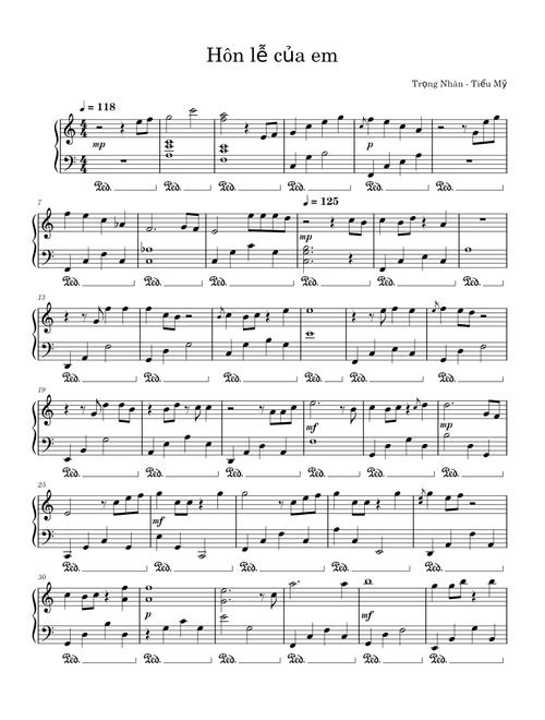 Hôn lễ của em - Trọng Nhân, Tiểu Mỹ
