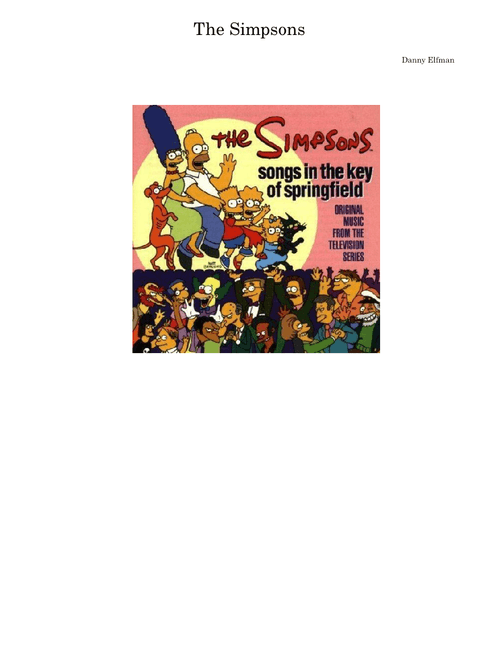 The Simpsons Theme – Danny Elfman