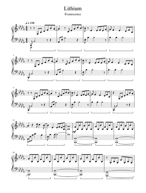 Lithium – Evanescence