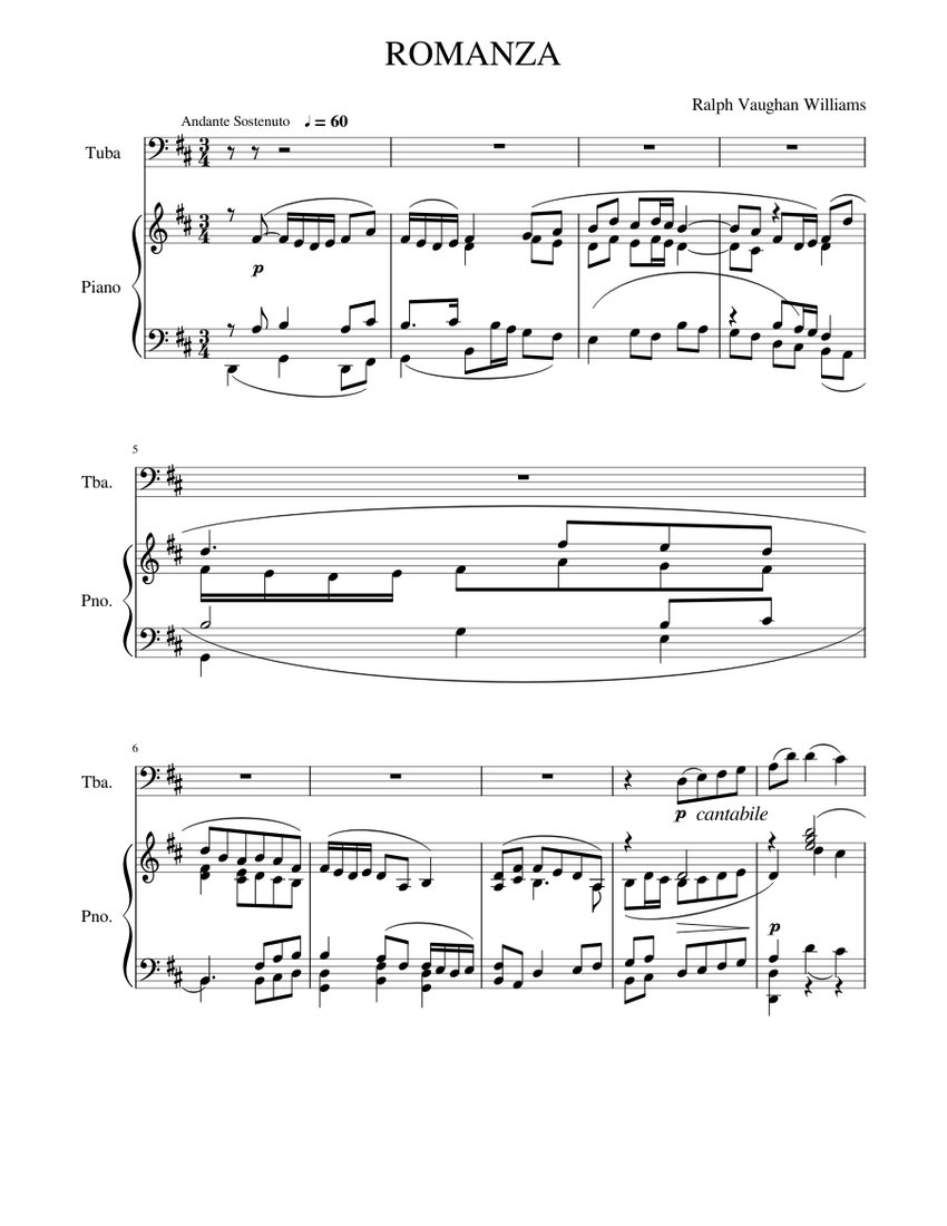 Vaughan williams tuba hot sale