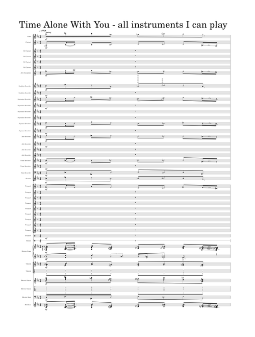 Time alone with you – Jacob Collier - all instruments I can play