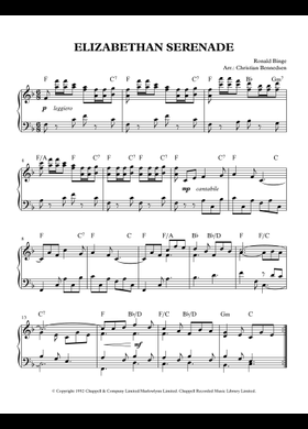 Play Official version of Elizabethan Serenade Sheet Music by