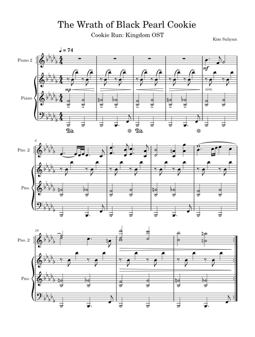 The Wrath of Black Pearl Cookie (Transcription)
