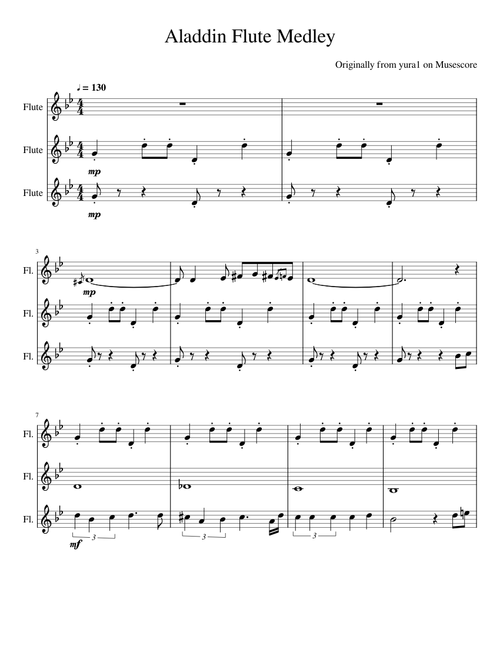 Aladdin_Flute_Medley