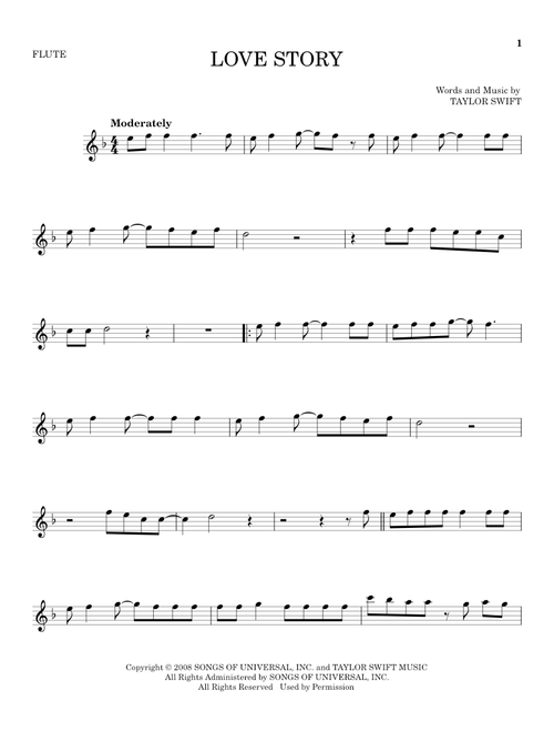 Love Story - Taylor Swift (Flute Solo)
