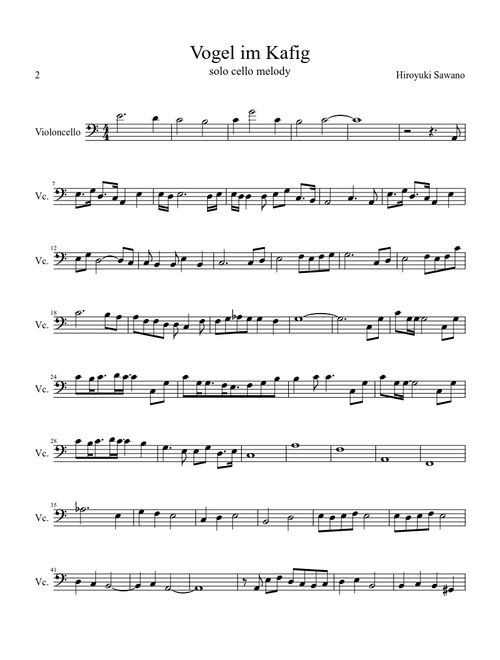 Vogel im Kafig - Shingeki no Kyojin OST