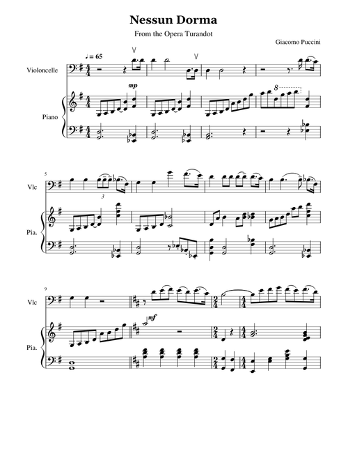 Nessun Dorma