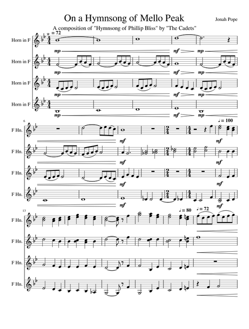 Hymnsong on Mello Peak
