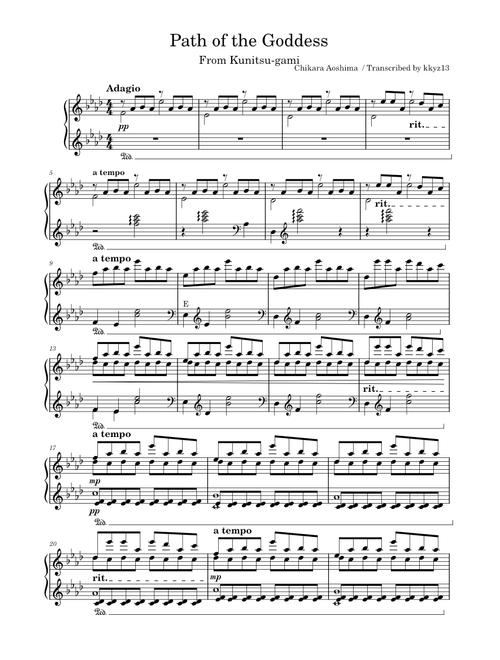 kkyz13 | Free sheet music | Download PDF or print on MuseScore.com