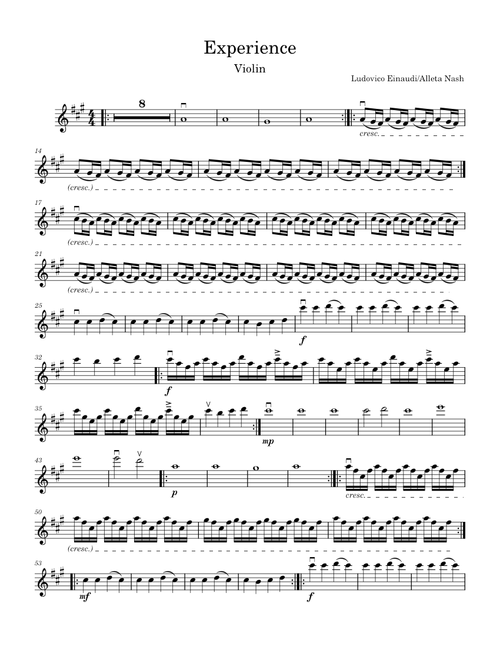 Experience – Ludovico Einaudi