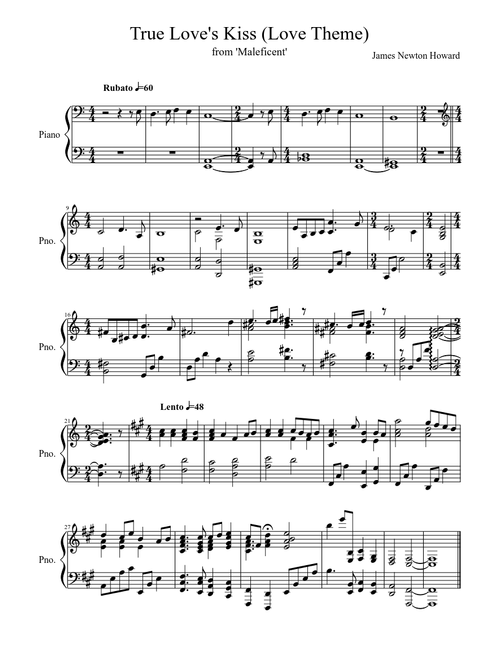 True Love's Kiss - Maleficent Love Theme