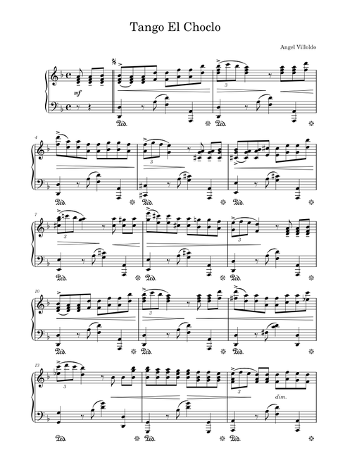 Tango El Choclo – Ángel Gregorio Villoldo