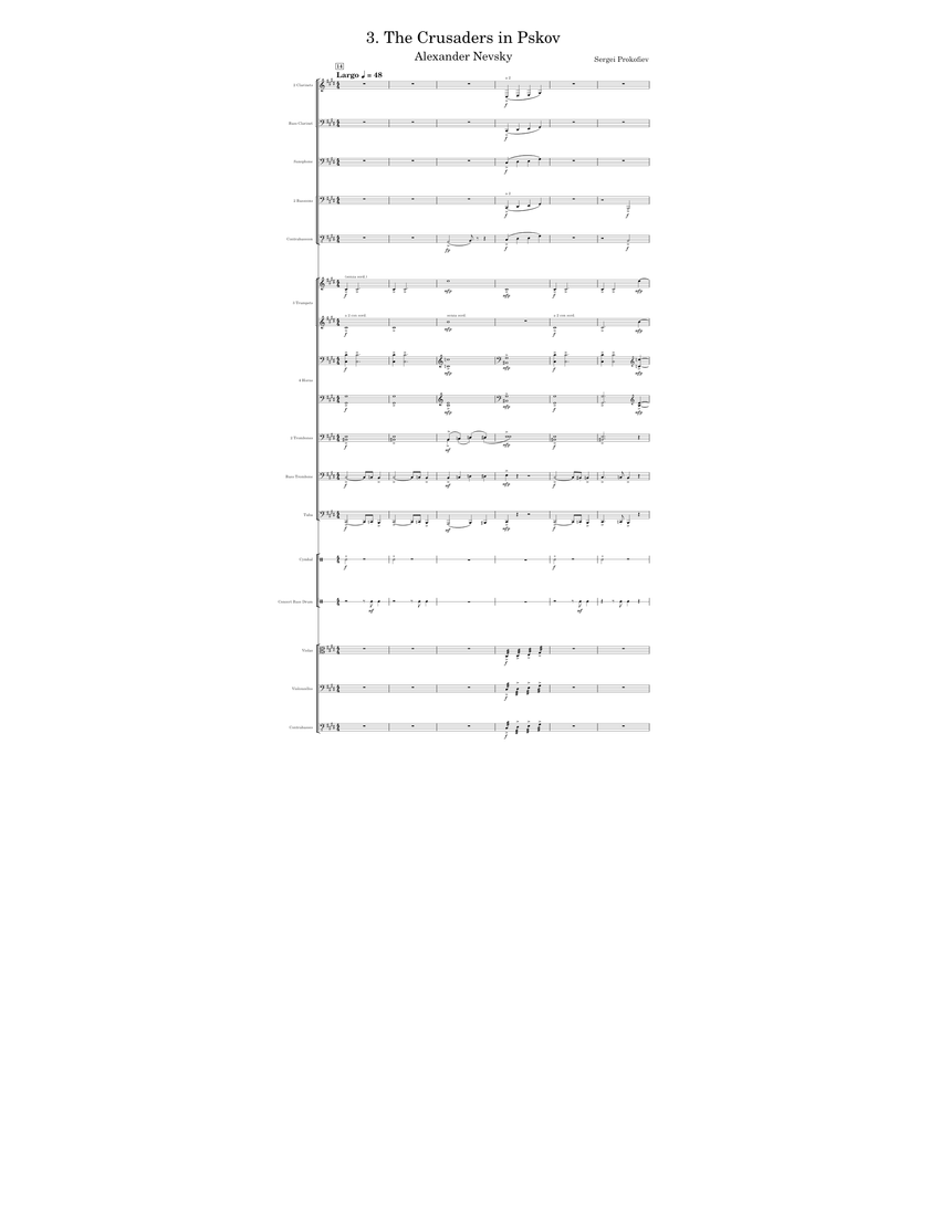 Alexander nevsky cantata op 78 sergei prokofiev 3 the crusaders
