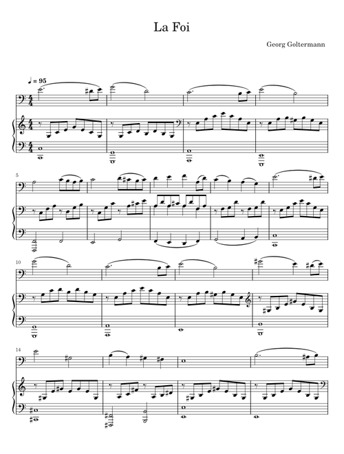La Foi - Georg Goltermann