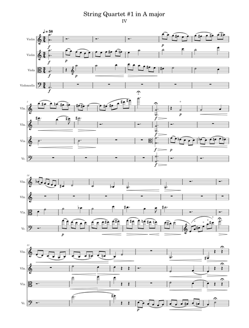 String Quartet No.1 – Aleksandr Borodin