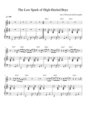 Free Traffic sheet music | Download PDF or print on MuseScore.com