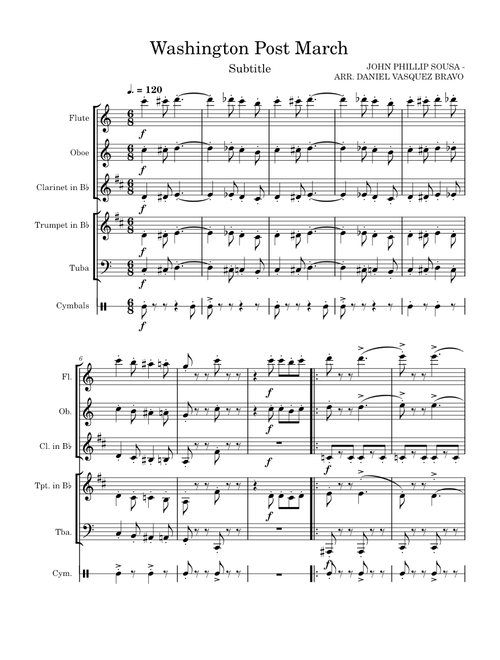 The Washington Post March – John Philip Sousa