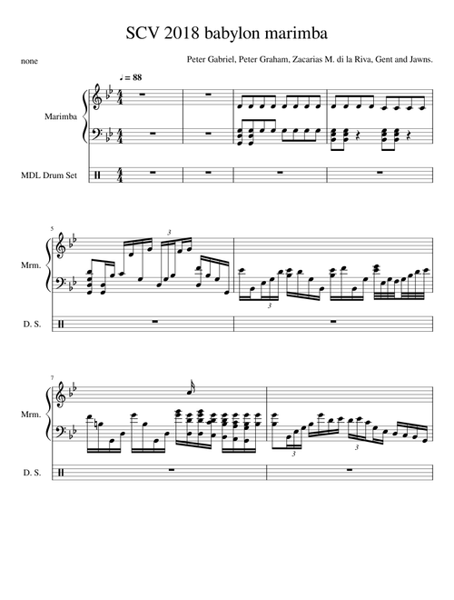 SCV 2018 Babylon marimba [WIP]