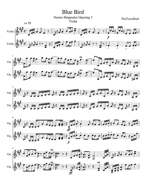 Blue Bird (Violin)