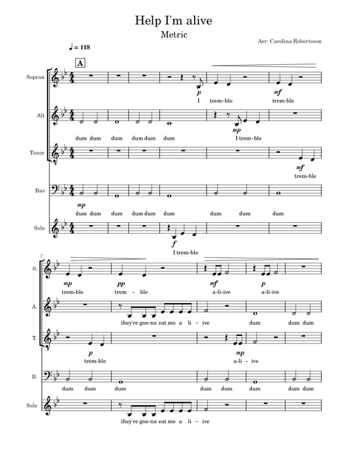 Help I'm Alive (2) SATB