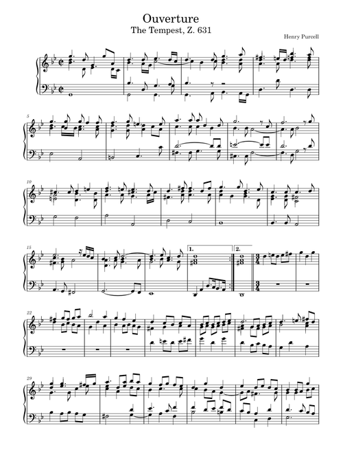 Purcell sheet music by Nuno R. Rodrigues | Play, print, and