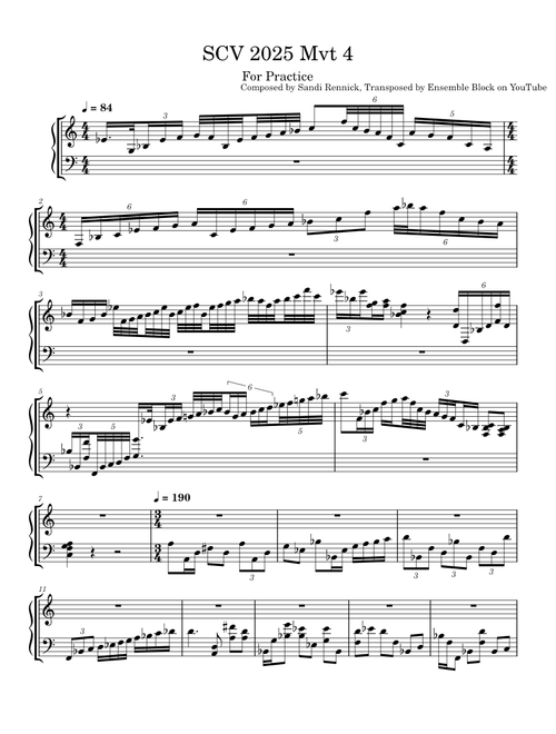 FrontEsembleExperiments | Free sheet music | Download PDF or print