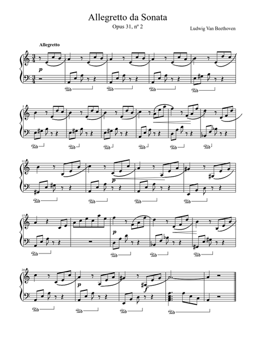 Allegretto da sonata